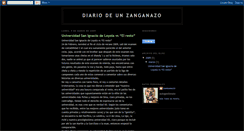 Desktop Screenshot of diariodeunzanganazo.blogspot.com