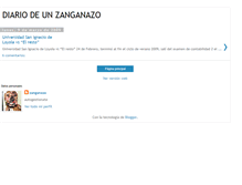 Tablet Screenshot of diariodeunzanganazo.blogspot.com