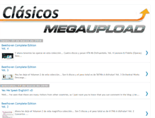 Tablet Screenshot of clasicosmegaupload.blogspot.com