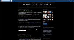 Desktop Screenshot of cristinabrondo.blogspot.com