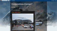 Desktop Screenshot of corporationscorrupt.blogspot.com