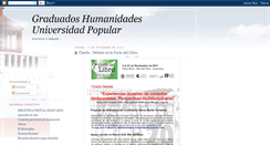 Desktop Screenshot of graduadoshumanidades.blogspot.com