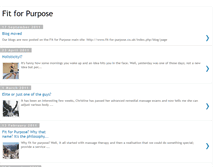 Tablet Screenshot of fit-for-purpose.blogspot.com