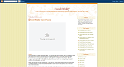 Desktop Screenshot of foodfriday.blogspot.com
