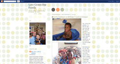 Desktop Screenshot of lovegrowsourfamily.blogspot.com