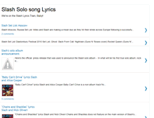 Tablet Screenshot of lyricsslashalbum.blogspot.com