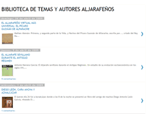 Tablet Screenshot of bibliotecaaljarafe.blogspot.com