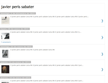 Tablet Screenshot of javierperissabater.blogspot.com