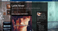 Desktop Screenshot of latinfever.blogspot.com