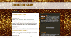 Desktop Screenshot of guldkornislam.blogspot.com
