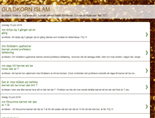 Tablet Screenshot of guldkornislam.blogspot.com