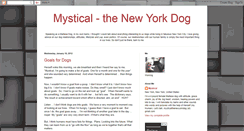 Desktop Screenshot of mysticalthenewyorkdog.blogspot.com