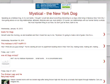 Tablet Screenshot of mysticalthenewyorkdog.blogspot.com