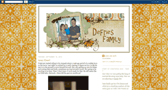 Desktop Screenshot of defriesfamily.blogspot.com