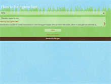 Tablet Screenshot of howtohairgrowfast.blogspot.com