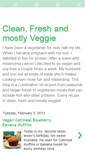 Mobile Screenshot of cleanfreshandmostlyveggie.blogspot.com