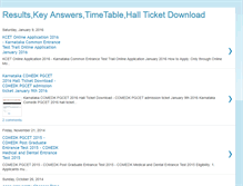 Tablet Screenshot of latestupdatesonresults.blogspot.com