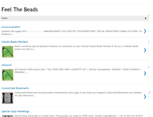 Tablet Screenshot of feelthe-beads.blogspot.com