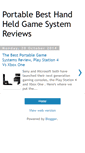 Mobile Screenshot of handheldgamesystems.blogspot.com