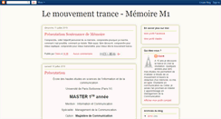 Desktop Screenshot of mouvtrance.blogspot.com