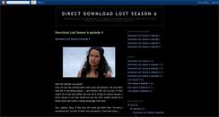 Desktop Screenshot of download-lostseason6.blogspot.com