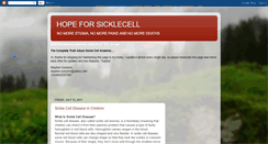Desktop Screenshot of hopeforsicklecell.blogspot.com
