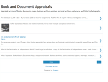 Tablet Screenshot of bookappraisals.blogspot.com