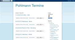 Desktop Screenshot of pohlmann-termine.blogspot.com