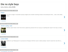 Tablet Screenshot of nostyleboys.blogspot.com