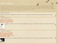 Tablet Screenshot of folkarchivist.blogspot.com