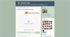 Desktop Screenshot of mrsheatonsclass1.blogspot.com