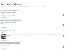 Tablet Screenshot of mrsheatonsclass1.blogspot.com