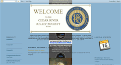 Desktop Screenshot of cedarriverrs.blogspot.com