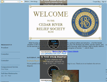 Tablet Screenshot of cedarriverrs.blogspot.com