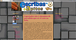 Desktop Screenshot of escribas-e-apitos.blogspot.com