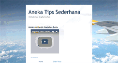 Desktop Screenshot of aneka-tips-sederhana.blogspot.com