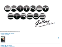 Tablet Screenshot of britneycircusgallery.blogspot.com