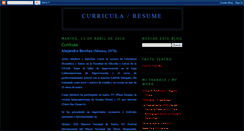 Desktop Screenshot of curricularesume.blogspot.com