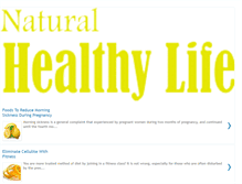 Tablet Screenshot of natural-healthy-spot.blogspot.com