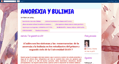 Desktop Screenshot of investigacion-anorexiabulimia.blogspot.com