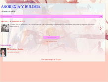 Tablet Screenshot of investigacion-anorexiabulimia.blogspot.com