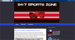 Desktop Screenshot of 247sportszone.blogspot.com