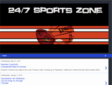 Tablet Screenshot of 247sportszone.blogspot.com