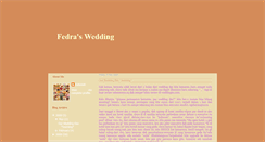 Desktop Screenshot of fedrawedding.blogspot.com