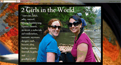 Desktop Screenshot of 2girlsintheworld.blogspot.com