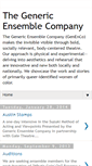 Mobile Screenshot of genericensemblecompany.blogspot.com