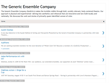 Tablet Screenshot of genericensemblecompany.blogspot.com