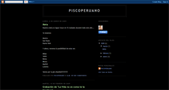 Desktop Screenshot of piscoperuano-peru.blogspot.com