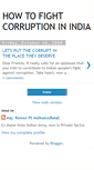 Mobile Screenshot of howtofightcorruptioninindia.blogspot.com