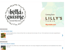 Tablet Screenshot of bellacuisine.blogspot.com